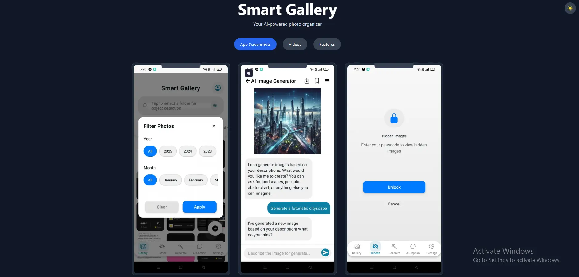 Smart Gallery App